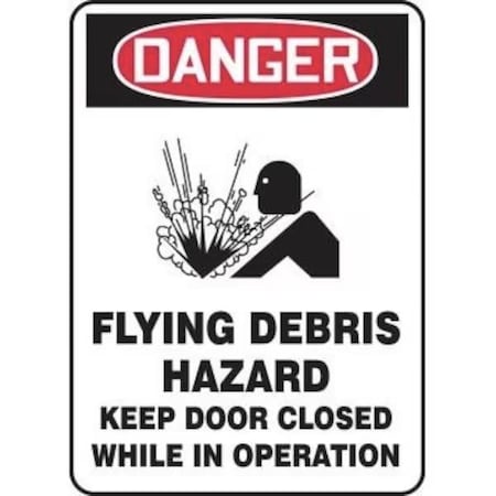 Accuform OSHA DANGER SAFETY SIGN FLYING MCHL264VS MCHL264VS